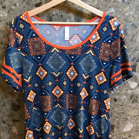 Blue Classic Ringer Tee Shirt - Picture 2 of 6